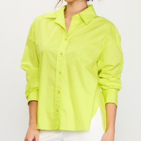 Lime yellow shirt