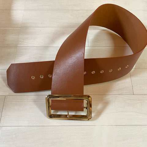 Wide Belts W/ Gold Details
