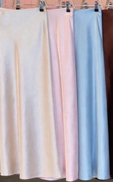 Light Satin Skirt