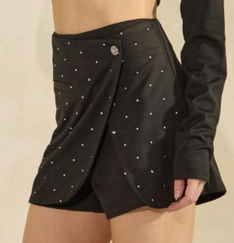 Rhinestone Tulip Skort