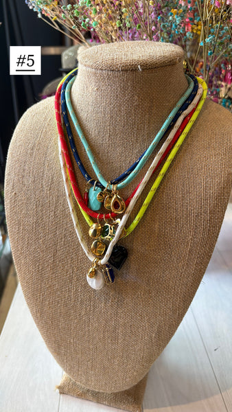 Multi Layered Charms Necklace