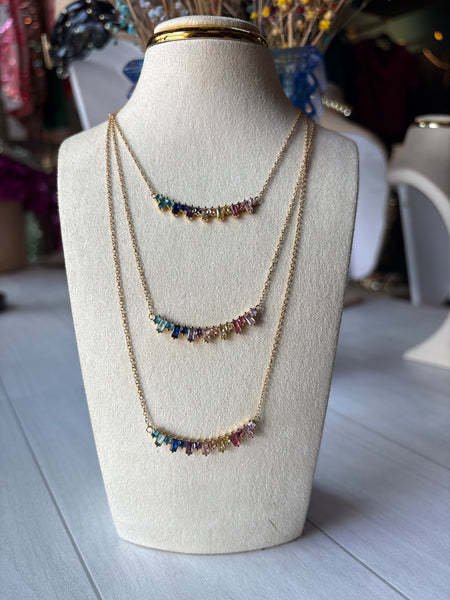 Colored Diamonds Necklace
