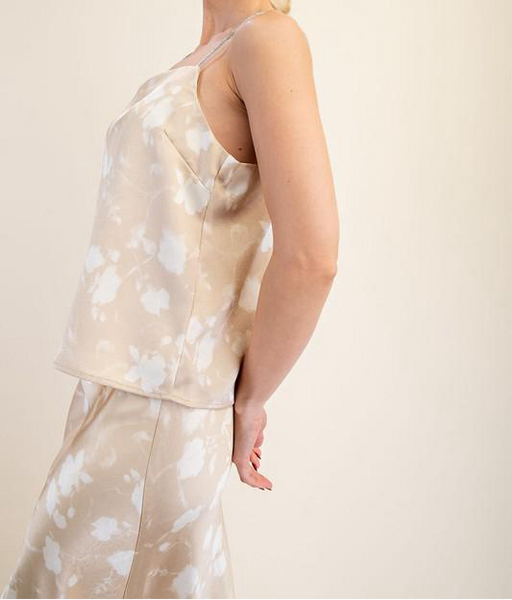 Beige Silk Set
