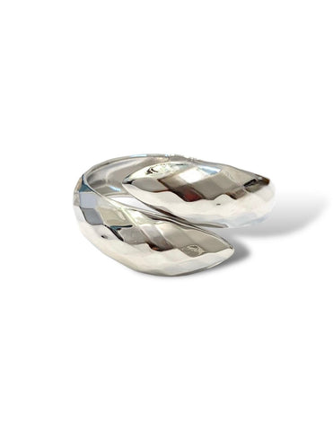 Silver Maya Cuff