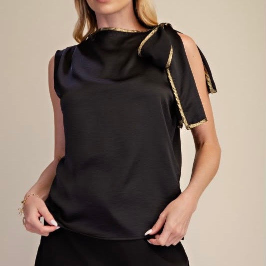 Bow Tie Neck Top
