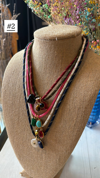 Multi Layered Charms Necklace
