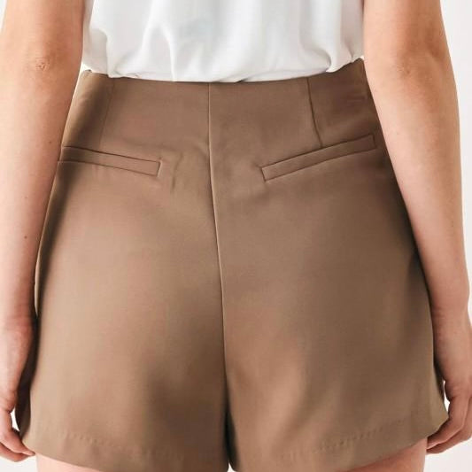Solid Skort