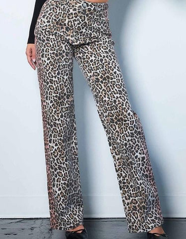 Animal Print Jean