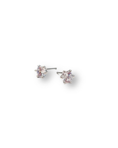 Small Silver Julia Stud