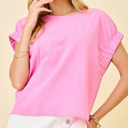 Cotton loose fit top