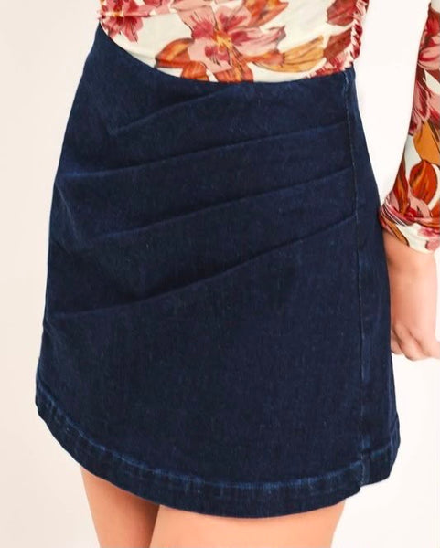 Denim Skort