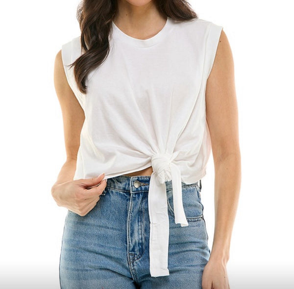 Knot Sleeveless Top