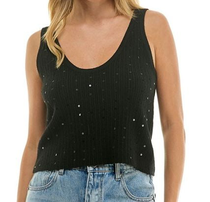 Sequin Detail Tank