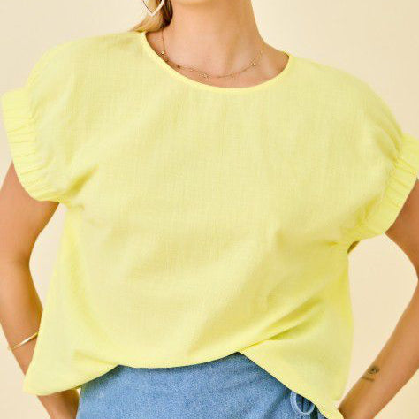 Cotton loose fit top