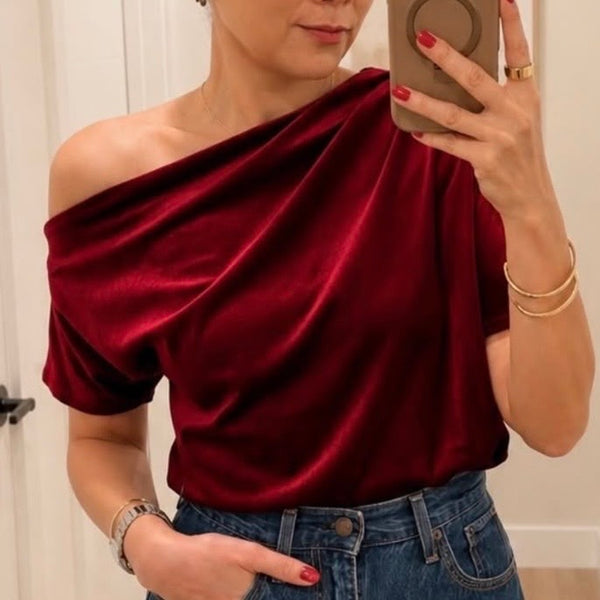 Velvet Off the Shoulder
