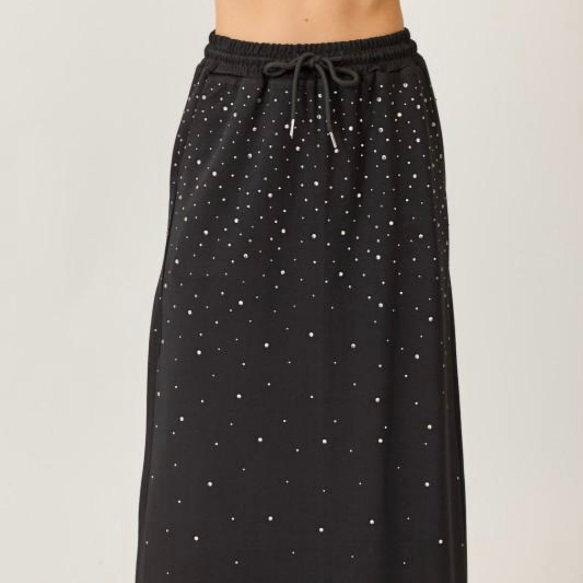 Rhinestone Jogger Skirt