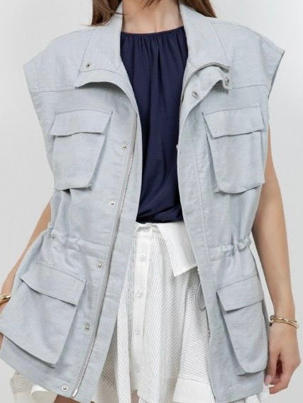 Sleeveless Jacket Vest