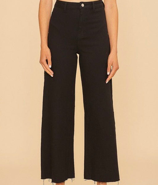 Cropped High Rise Denim