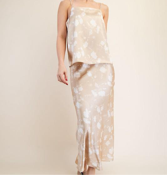 Beige Silk Set