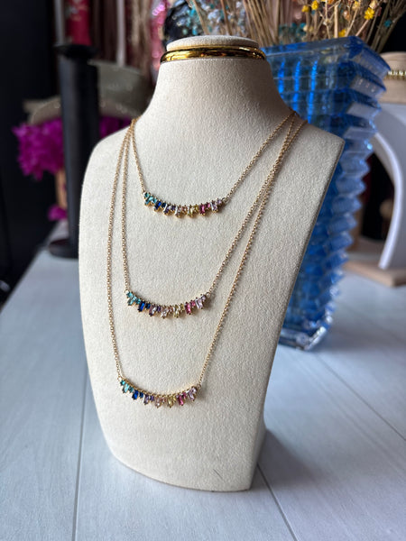 Colored Diamonds Necklace
