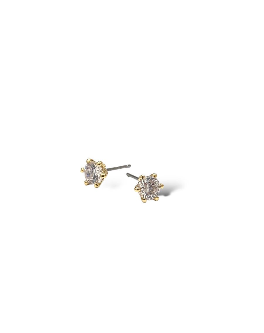 Small Gold Julia Stud