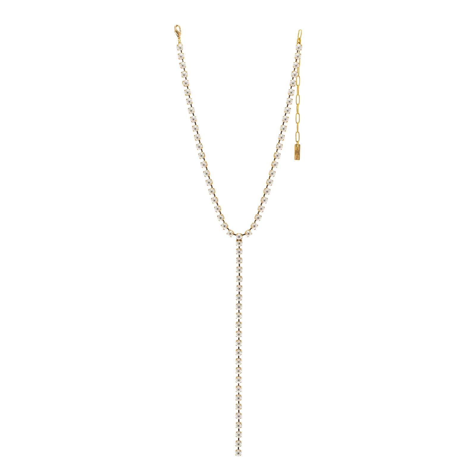 Y Pearls Necklace TOVA