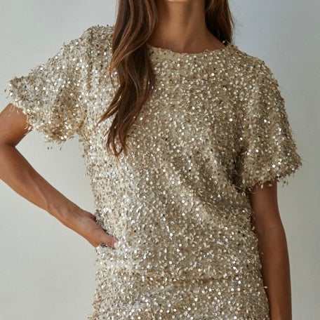 Sandy Sequin Top