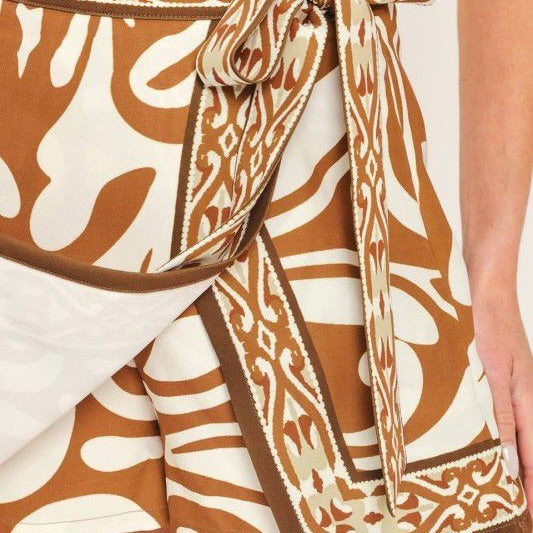 Woven Printed Skort