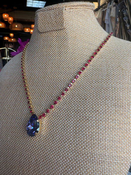 TOVA Pear Stone Necklace