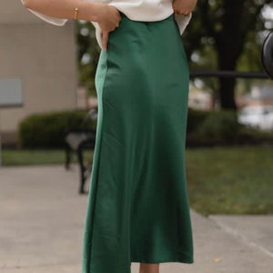 Aniston Satin Skirt