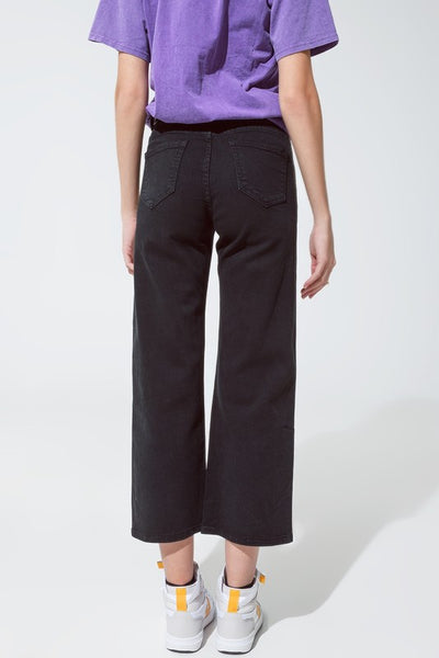 Metallic Black Denim