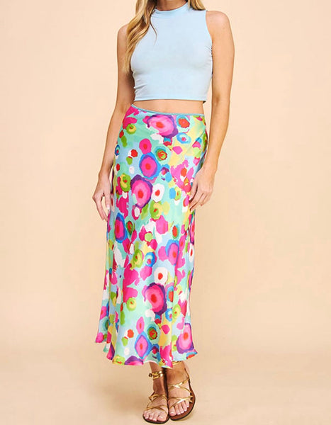 colorful summer skirt