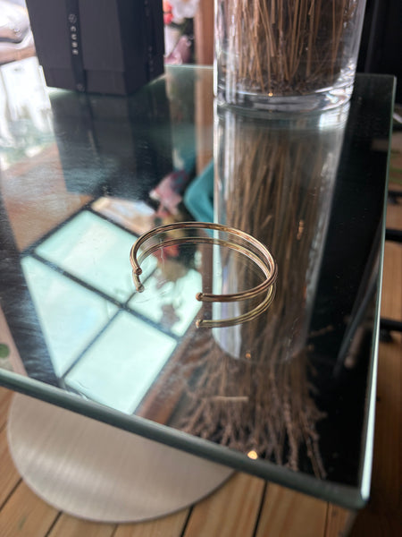 Adjustable Gold Cuff Bracelet