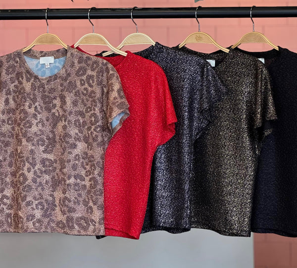 Glitter Basic Tee