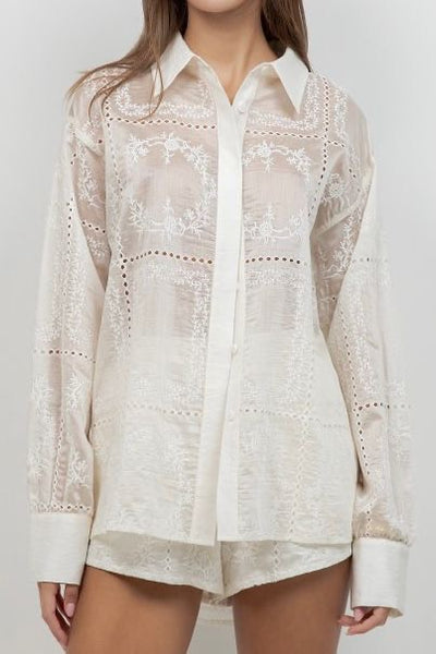 EMBROIDERY TEXTURED SET