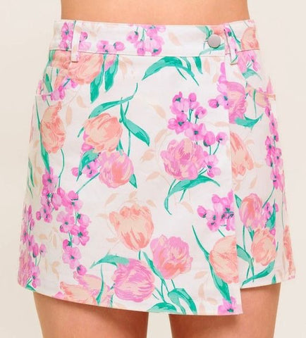 Floral Skort