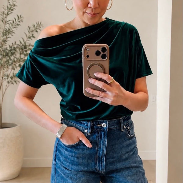 Velvet Off the Shoulder