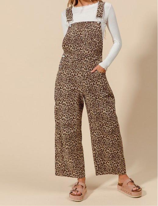 Animal Print Overall