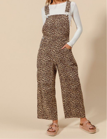 Animal Print Overall