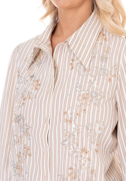 Cropped Sequin Blouse