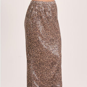 Cheetah Print Skirt