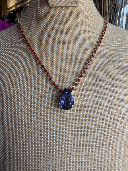 TOVA Pear Stone Necklace