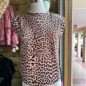 Animal print top