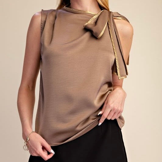 Bow Tie Neck Top