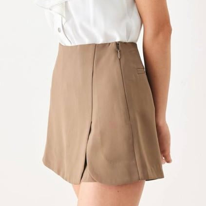 Solid Skort