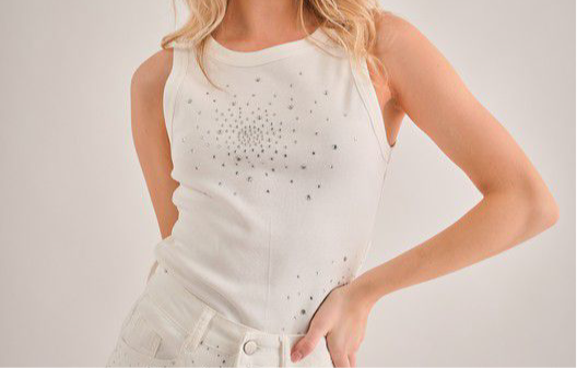 Embellished Tank Top