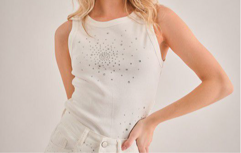 Embellished Tank Top
