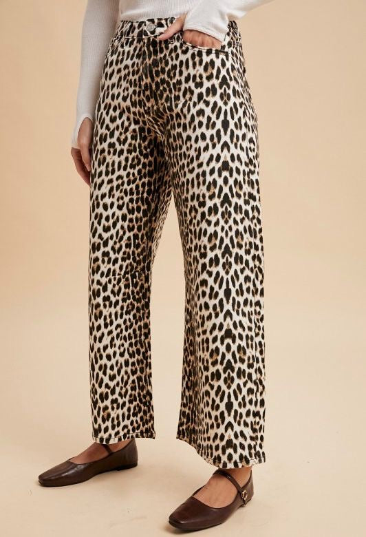 Leopard Stretch Jean