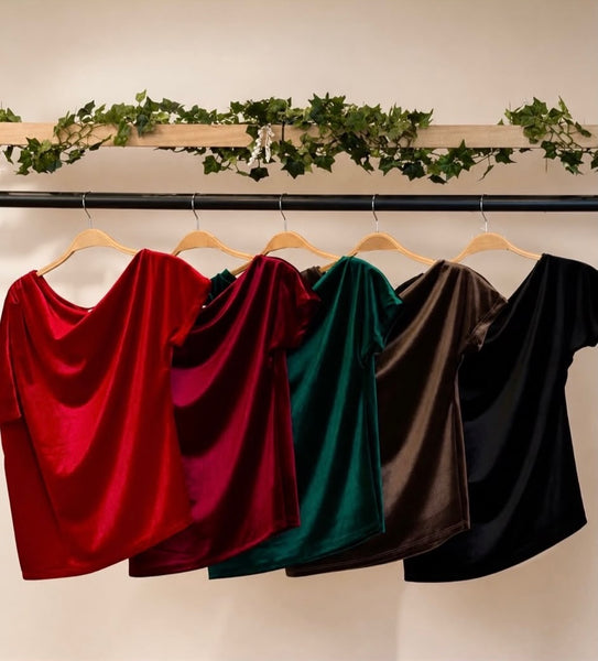 Velvet Off the Shoulder