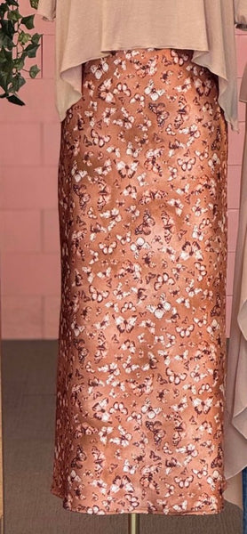 Butterfly Silk Skirt